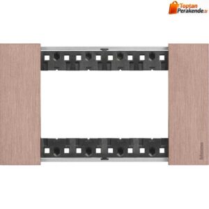Bticino KA4804ZM Metal Çerçeve 4M Bakır